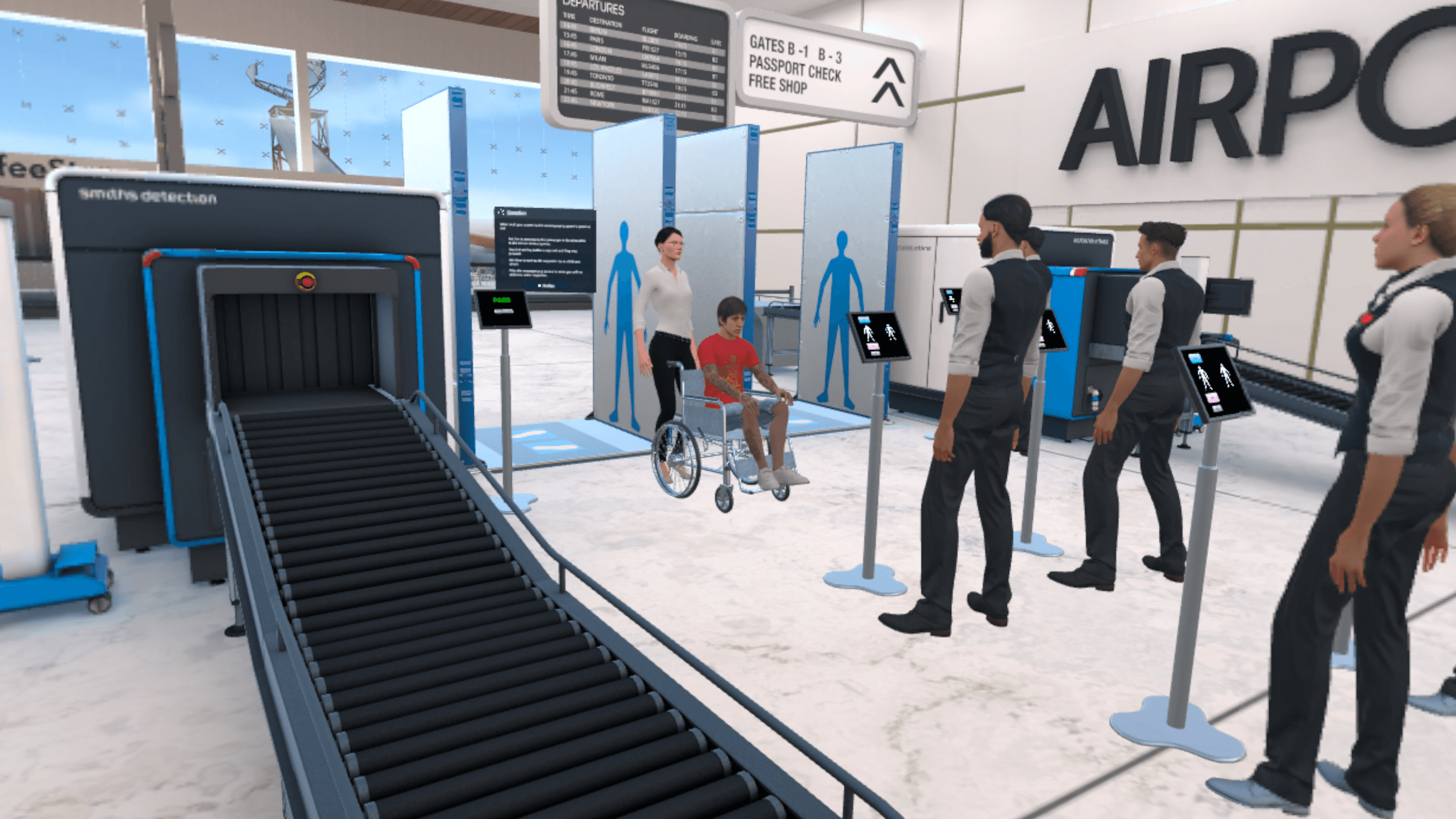 Aviation VR scenario