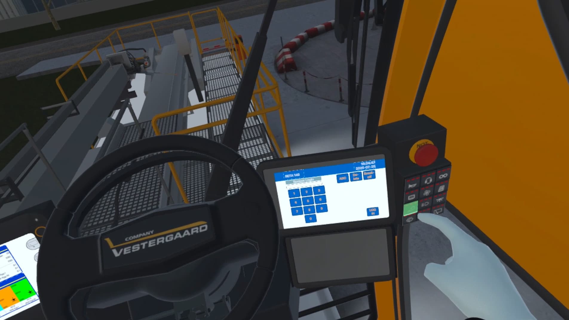 Equipment operation training