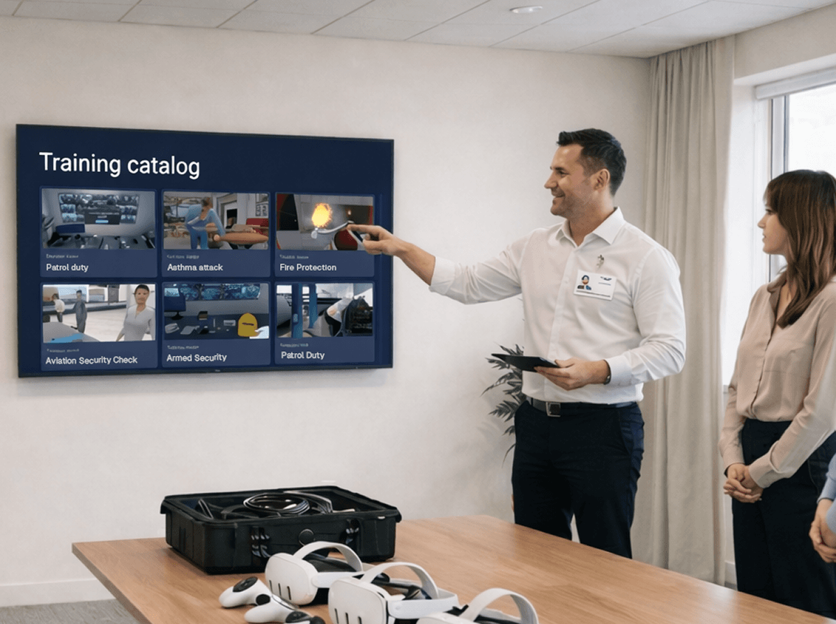 VR training center