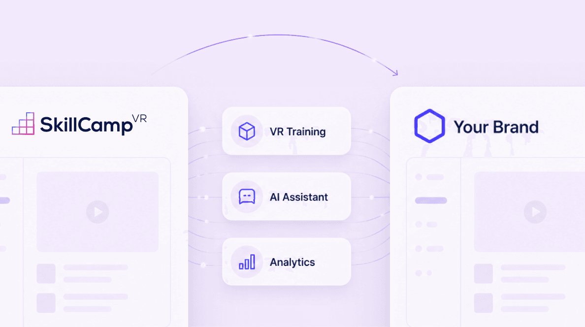 VR training, AI assistant and analytics moving from the SkillCampVR platform into a partner-branded one